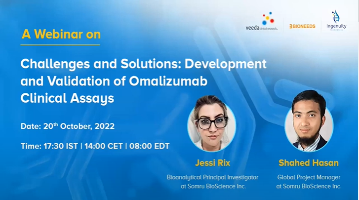 Webinar Challenges and Solutions Development and Validation of Omalizumab Clinical Assays